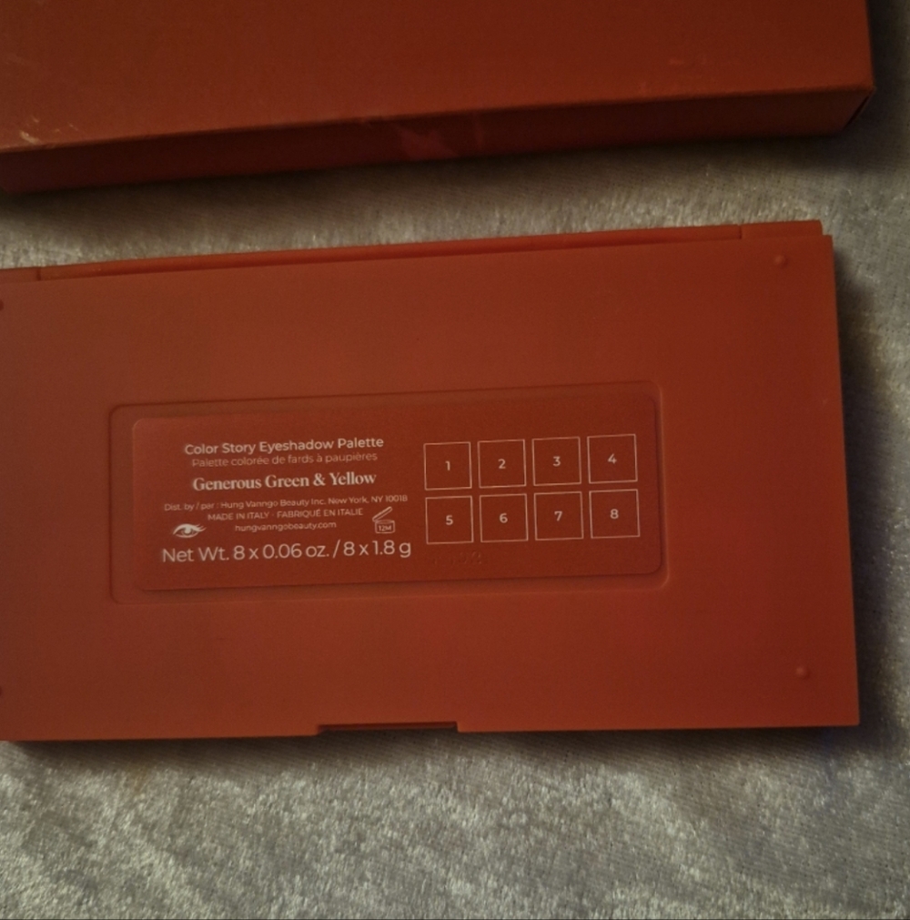 Hung Vanngo Eyeshadow Palette Generous Greens & Yellows *PLEASE READ* - Picture 4 of 5